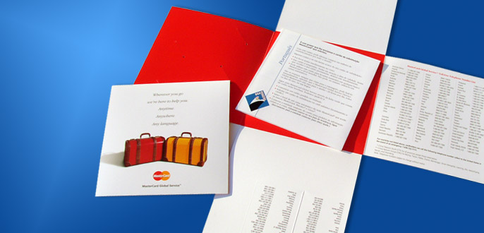 MasterCard Emergency card replacement kit