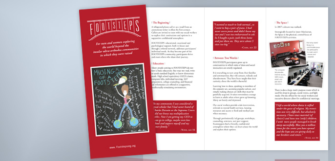 Footsteps brochure